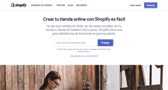 Desktop Screenshot of es.shopify.com