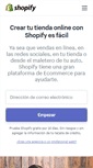 Mobile Screenshot of es.shopify.com
